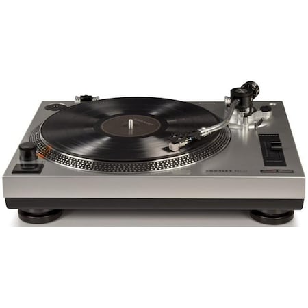 Crosley Deer Park Crosley Deer Park C100-SI C100 Aluminum Platter Turntable; Silver C100-SI
